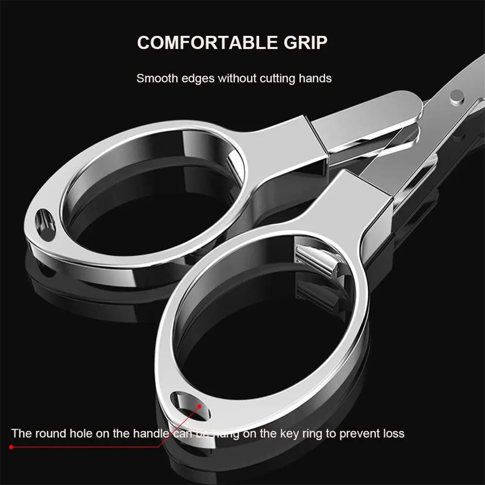 

Pesca Accessories Stainless Steel Foldable PE Line Cutter Fly Fishing Cut Tool Fish Tackle Gear Scissors
