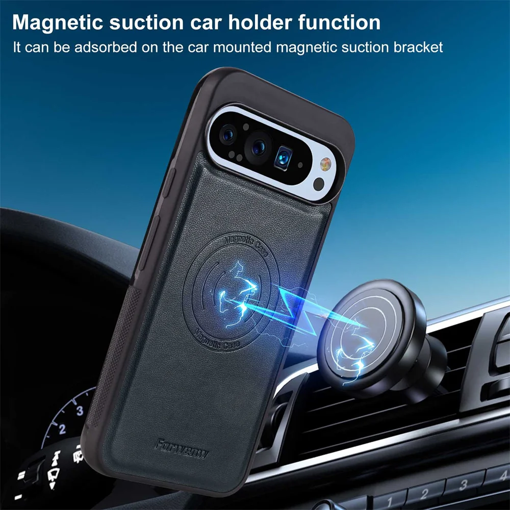 Модный кошелек для телефона Forwenw модель кожаный магнитный Карманный чехол Goole Pixel