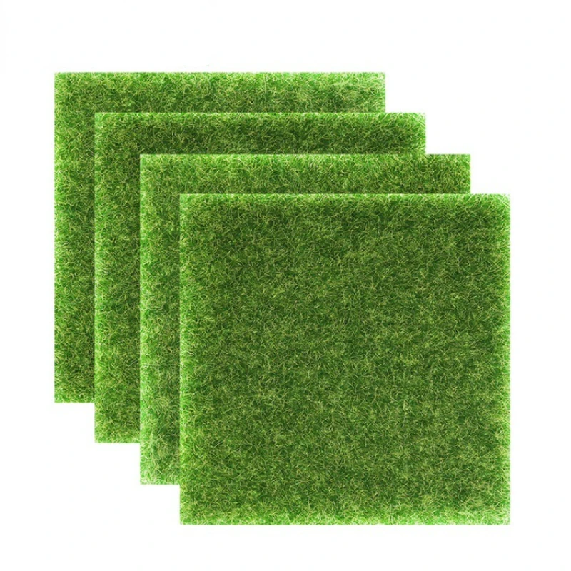 Artificial Turf Moss Sand Table Background Wall Micro Landscape Animal Plant Collocation Outdoor Indoor Decoration Green Stall images - 6
