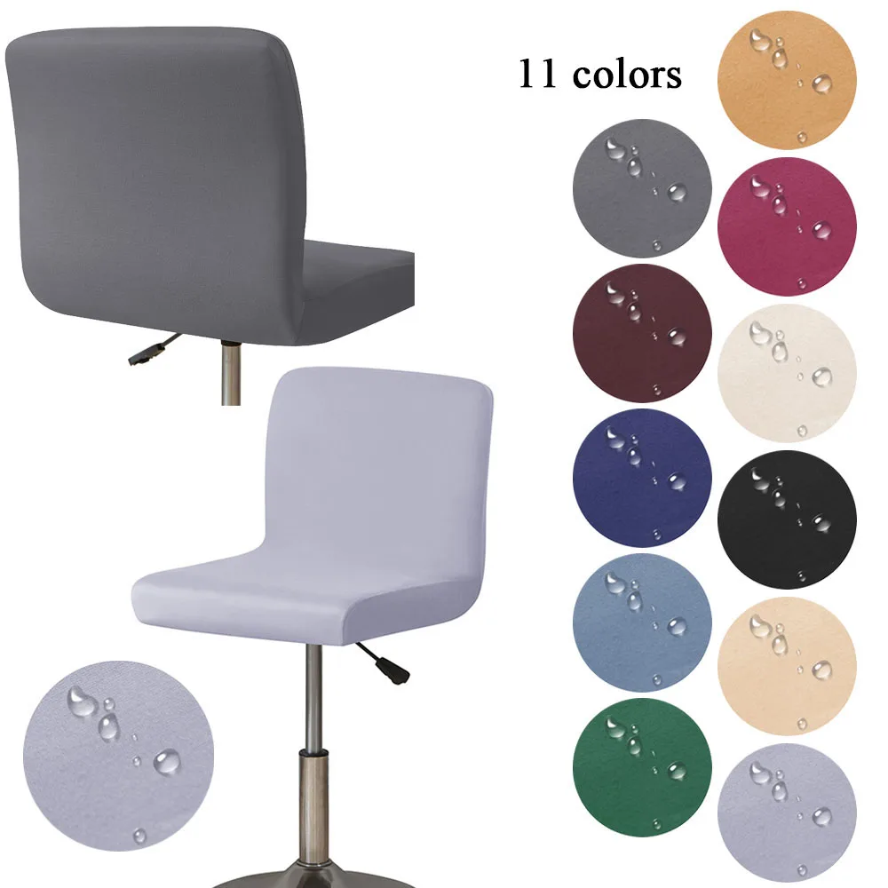 

Waterproof Bar Chair Cover Stretch Short Back Chair Covers High Stretch Soft Chair Protector Covers Chairs For Banquet Hotel Bar