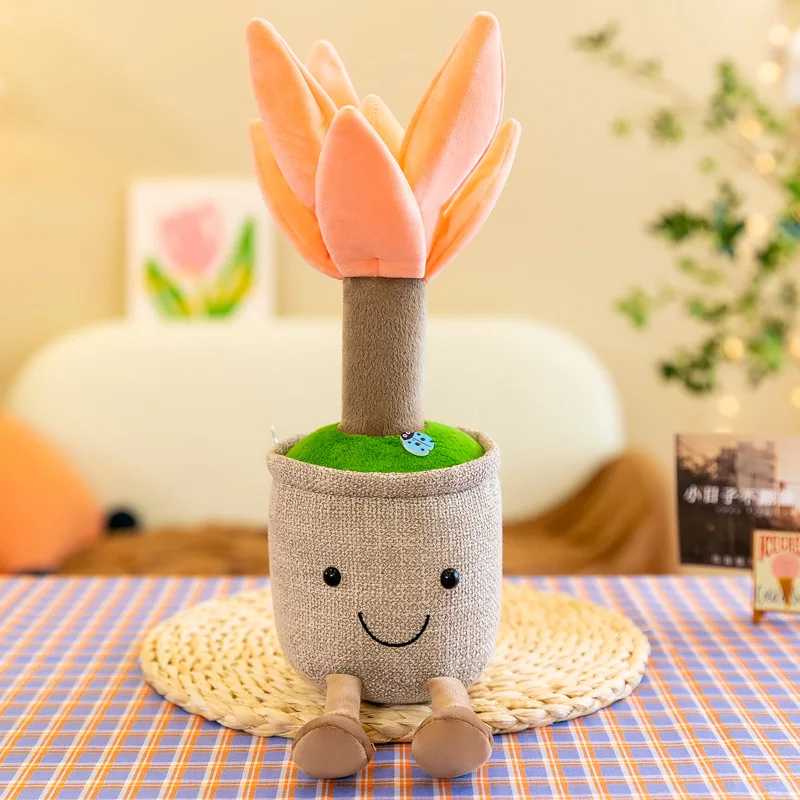 

Креативные домашние предметы интерьера имитация тюльпана плюшевая кукла Мультяшные горшечные растения украшения мягкие животные Sanrio игрушка