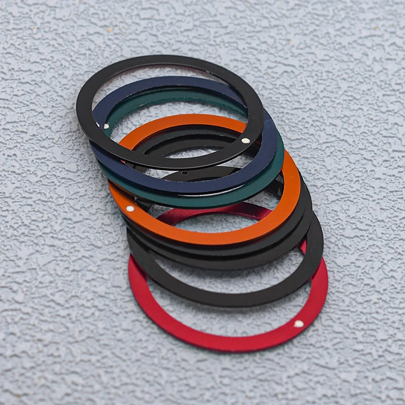 Seiko 39mm Aluminum Bezel Insert Fits SKX007 SKX009 SKX011 SKX171 SRPD Watch Case Replacement Watch Accessories Parts