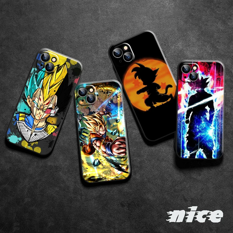 

Japan Anime Dragon Ball Goku Phone Case For Apple iPhone 13 12 11 Pro 12 13 Mini X XR XS Max SE 6 6s 7 8 Plus Carcasa Funda