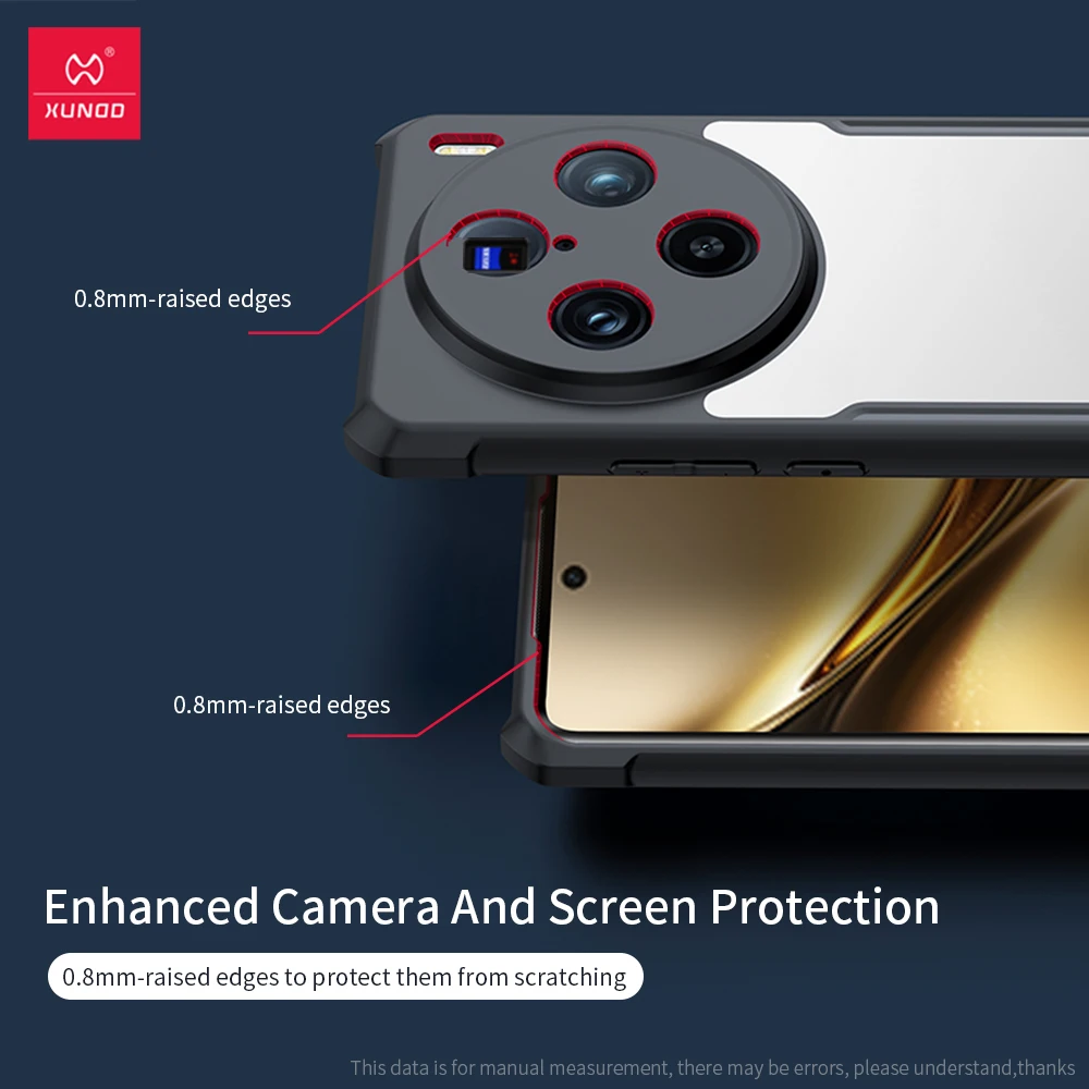 Xundd для VIVO 200 Pro X200 мини-чехол с подушкой безопасности противоударный корпус