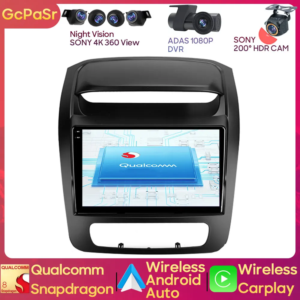 

Qualcomm For Kia Sorento 2 II XM 2012 2013 - 2021 Auto Car Radio Multimedia Player Android Navigazione GPS Dash Cam NO 2din DVD