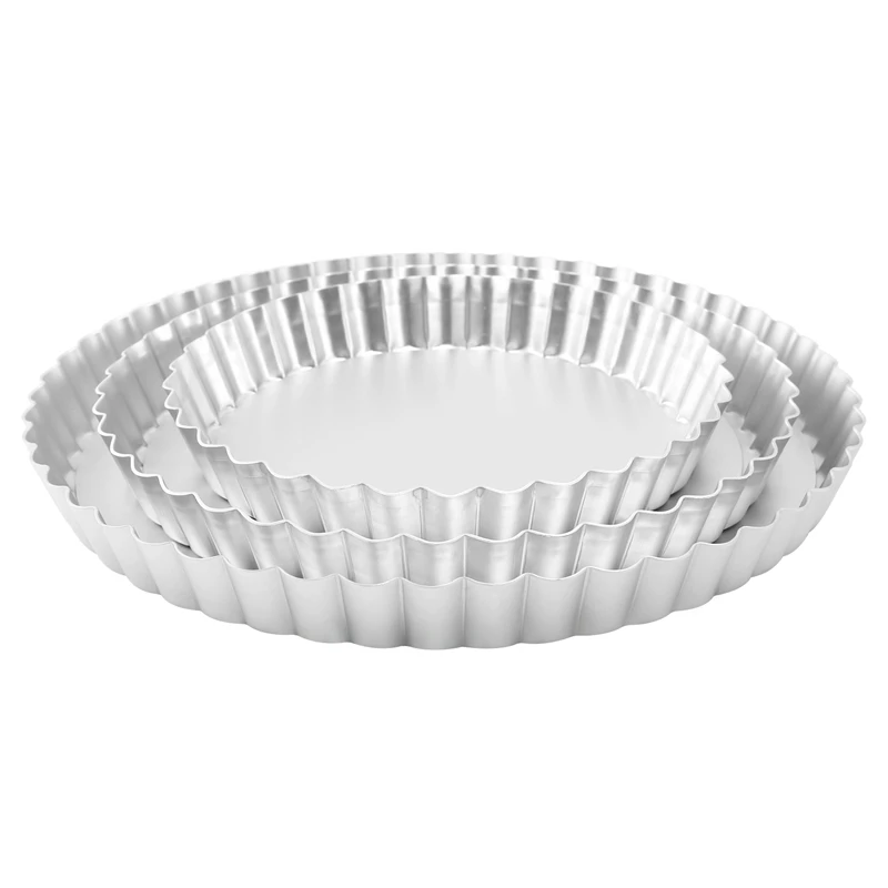 

Горячая Распродажа, стандартная упаковка (6, 8, 9 дюймов), сковорода для столовых приборов со съемным основанием (Серебристая)