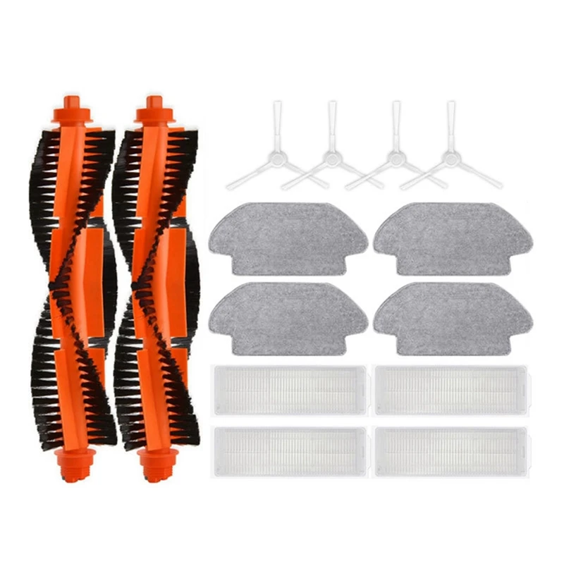 

Brushes Hepa Filter Mop Cloth Main Side Brush As Shown Plastic Replacement Parts For Xiaomi Robot Vacuum B106CN Accessories