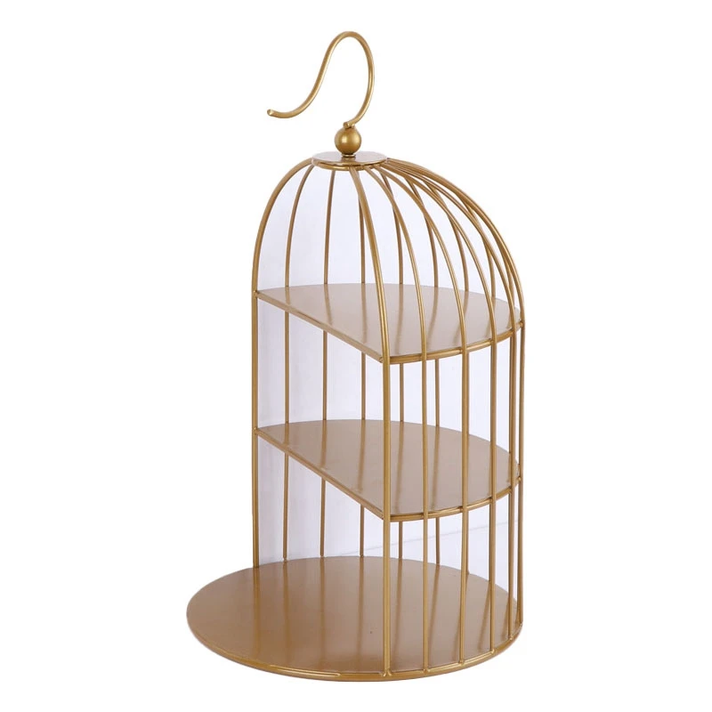 

Клетка для еды, стойка для демонстрации, трехуровневый поднос для десертного столика, стойка для тортов, полка для послеобеденного чайного центра C