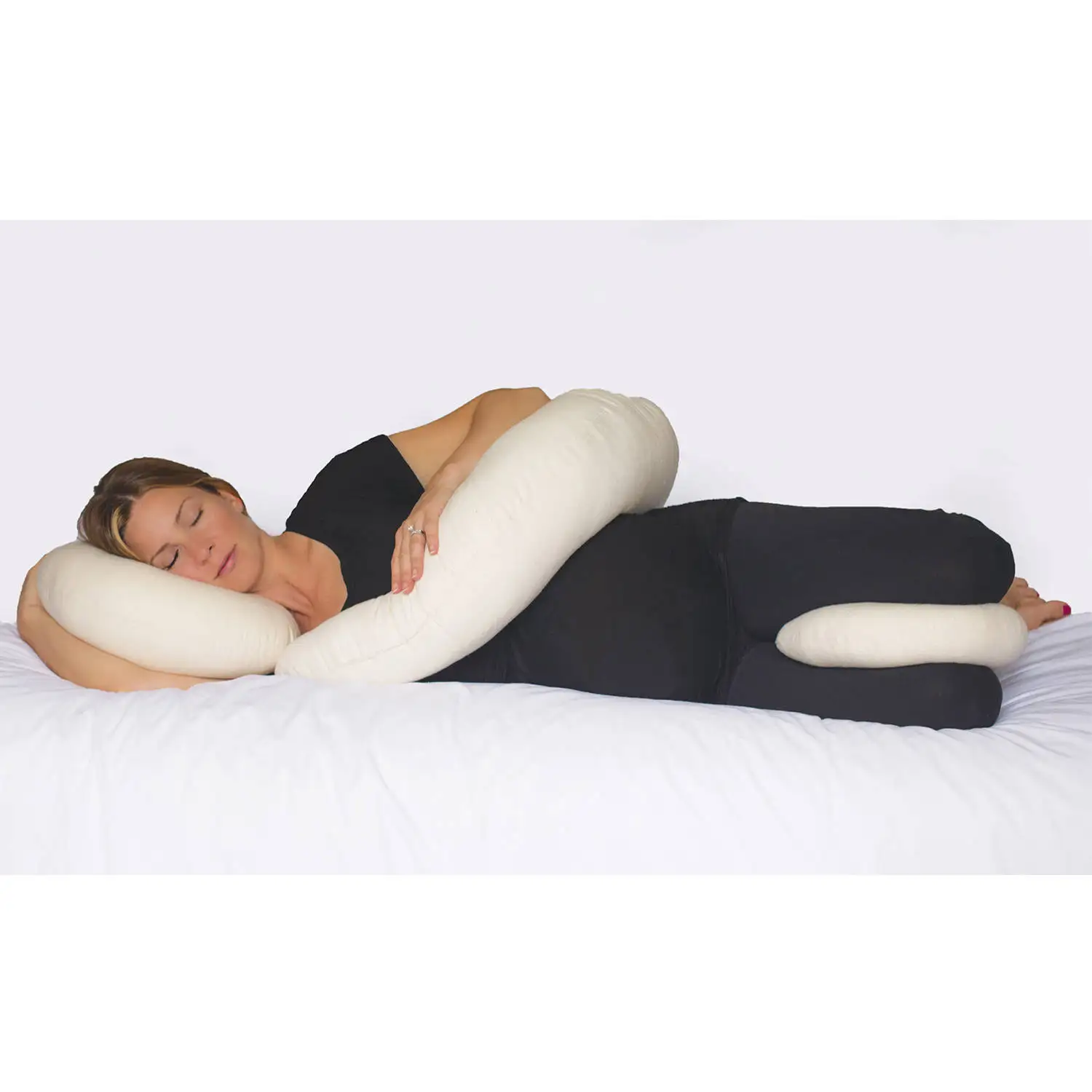 ,NuAngel Trinity™ Maternity & Nursing Pillow Set, Natural