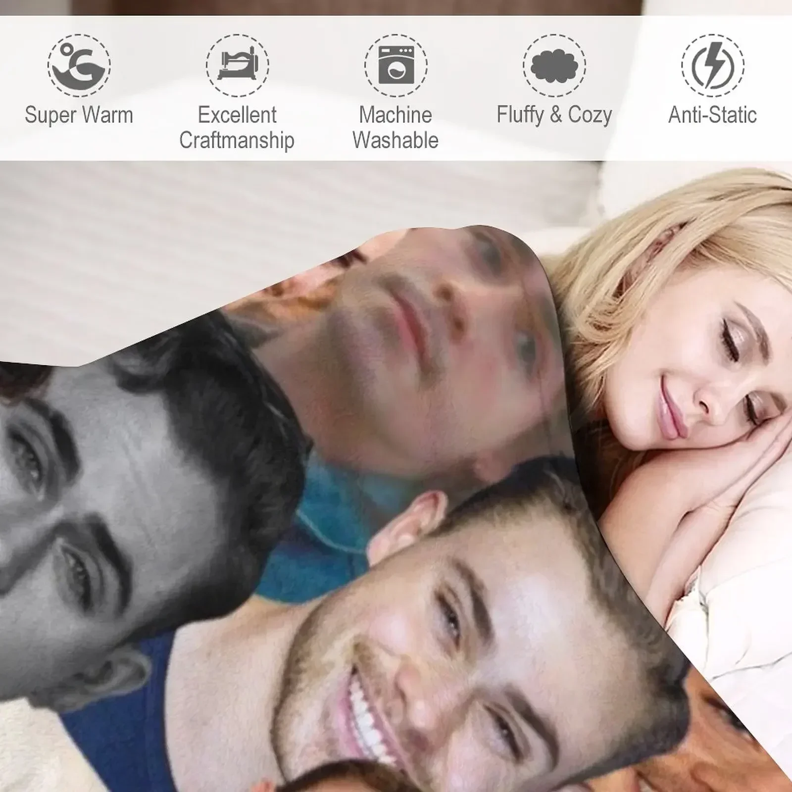 dakcre montgomery фотоколлаж пледы диван-кровать тонкие одеяла