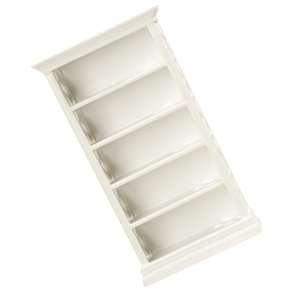 

The House Mini Furniture Cabinet Crafts Miniature Bookshelf Pendant Things Wood