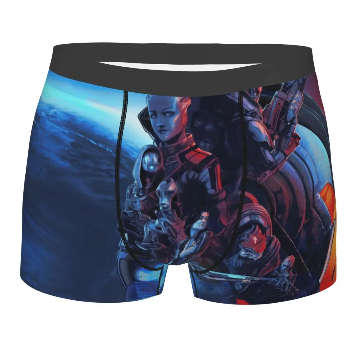 

Трусы-боксеры мужские с принтом «Масс Эффект»