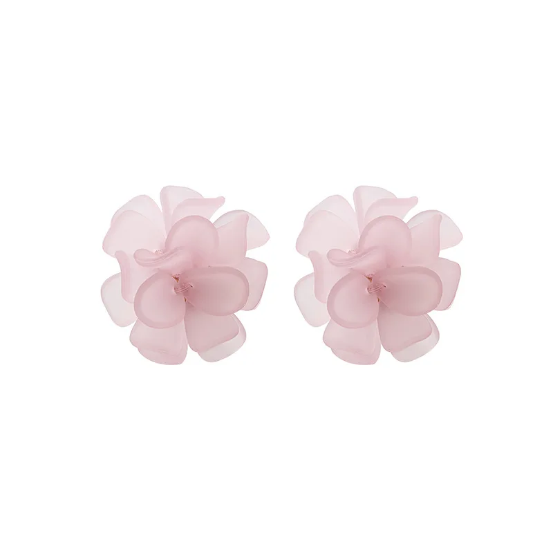 

Flower Earrings Frosted Earrings Y2K Style INS Style Sen Style Women's Earrings Kpop Fresh Style Girl Friendship Gift
