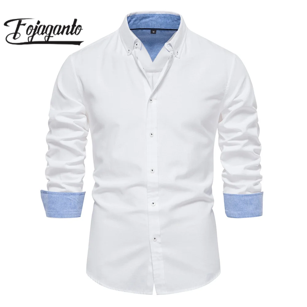 

FOJAGANTO 2023 Outdoor Casual Shirt For Men Fit Fit Trend Top High Quality Design Selling Casual Street Wear Shirt For Men