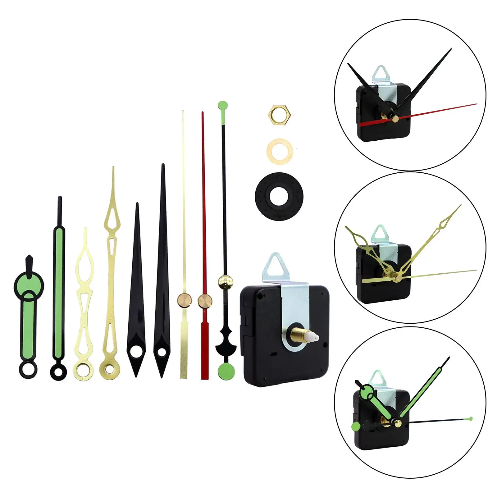 

Quartz Clock Movement Mechanism Non Ticking Kits DIY Making Replacement