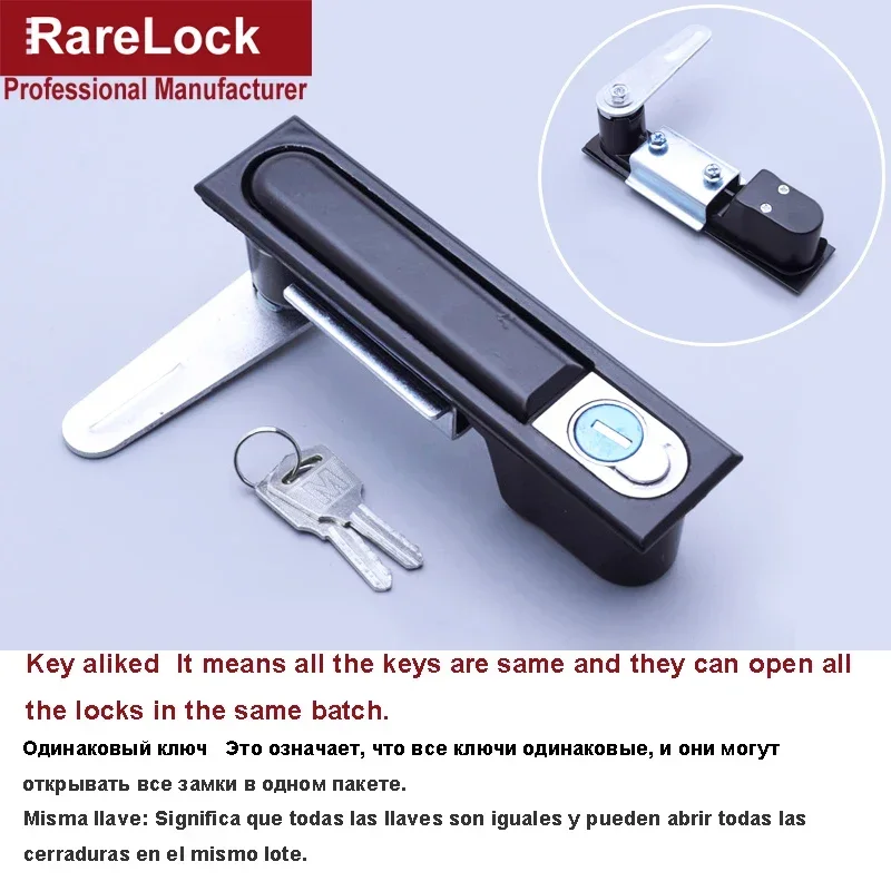 

Замок с ручкой шкафа для электрического шкафа автобуса грузовика дверного поезда 32 мм * 142 мм, roulock MMS214 gg