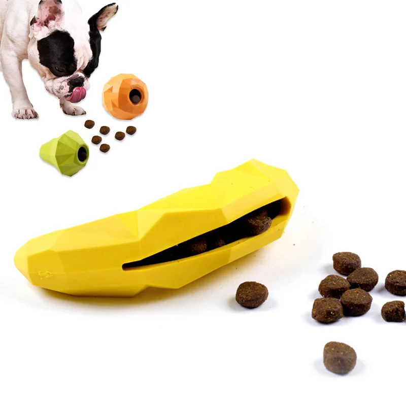 

Creative Fruit Dog Molar Toy Bite Resistance Leakage Device Pet Slow Food Toys Clean Teeth Intestinal Protection for All Dogs