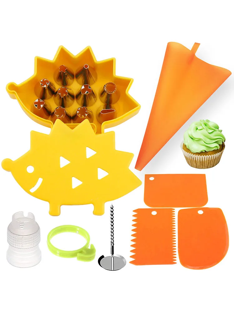 

18 шт. наконечников для труб из нержавеющей стали с пластиковой коробкой «Ежик»