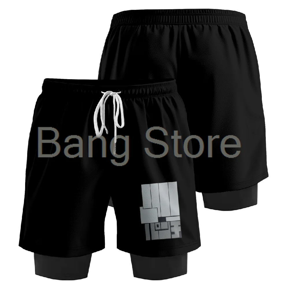 Dandadan Momo Ayase Поддельные шорты из двух предметов Унисекс Повседневная уличная