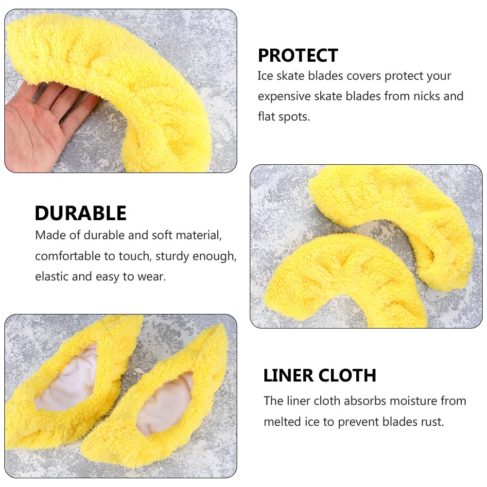 2 пары Детские Чехлы для коньков из полиэстера