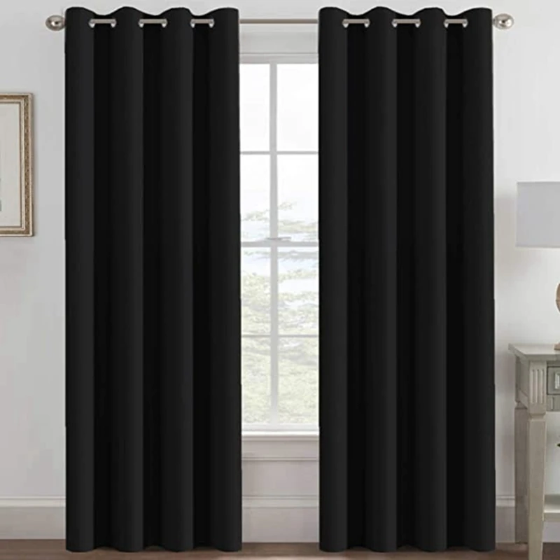

Blackout Curtains For Patio Sliding Door, Thermal Insulated Full Blackout Curtains For Bedroom Living Room Curtains