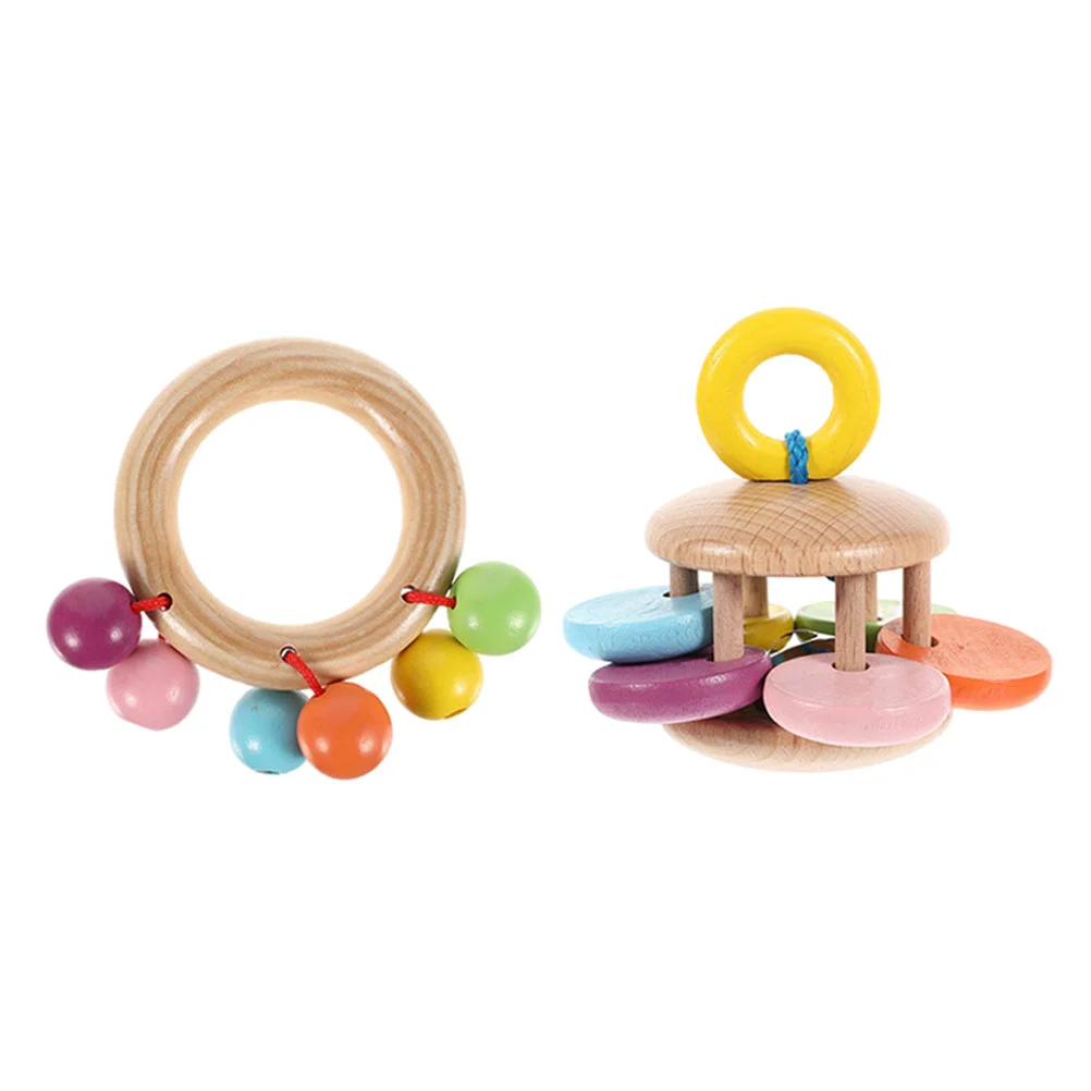

2pcs Hand Shake Rattles Early Education Toys Musical Instruments for Baby