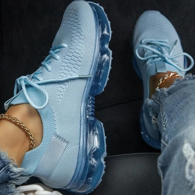 

2021 Women Sneakers Summer Outdoor Sports Shoes Multicolor Leisure Comfortable Lace Up Plus Size Zapatos De Mujer Casual Shoes