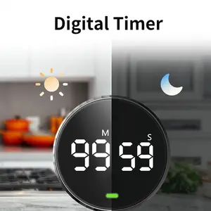 Timer da cucina magnetico LED Timer digitale Timer conto alla rovescia  manuale sveglia cucina doccia studio Fitness cronometro Time Master -  AliExpress