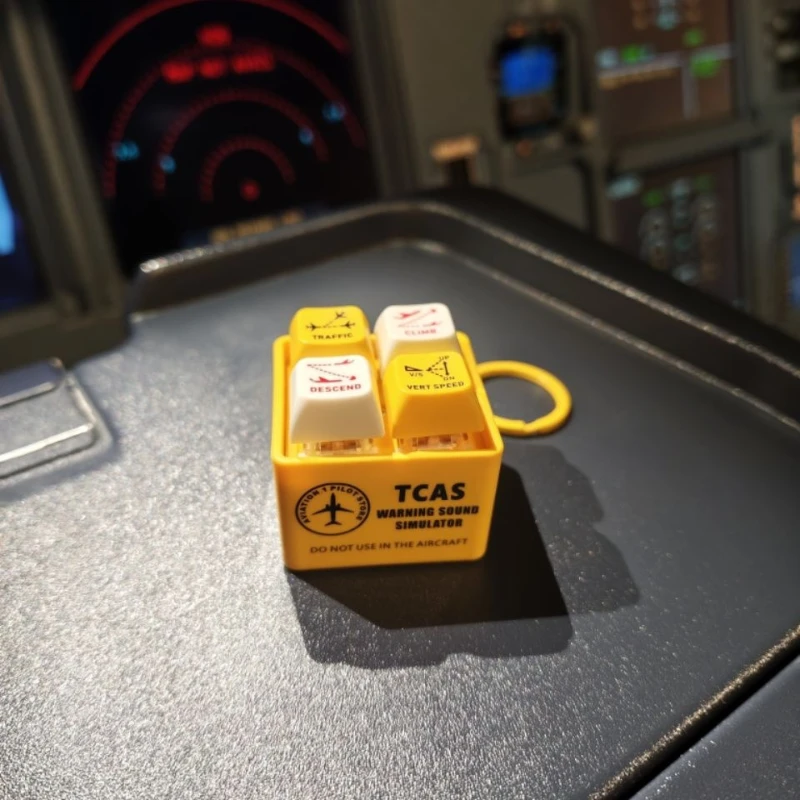 Подлинный Boeing 737 Airbus A320 EGPWS Предупреждающий звуковой симулятор Warns Коммерческий самолет Route Pilot Crew Автомобильный брелок