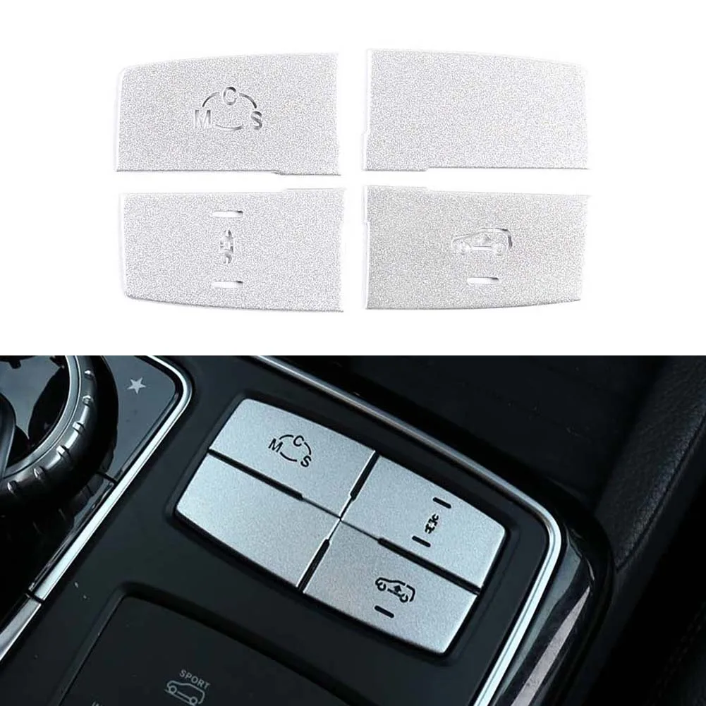 

Center Console Multimedia Switch Button Cover Stickers Interior Trim For Benz GLE GLS ML GL W166 X166 Auto Accessories Car Styli
