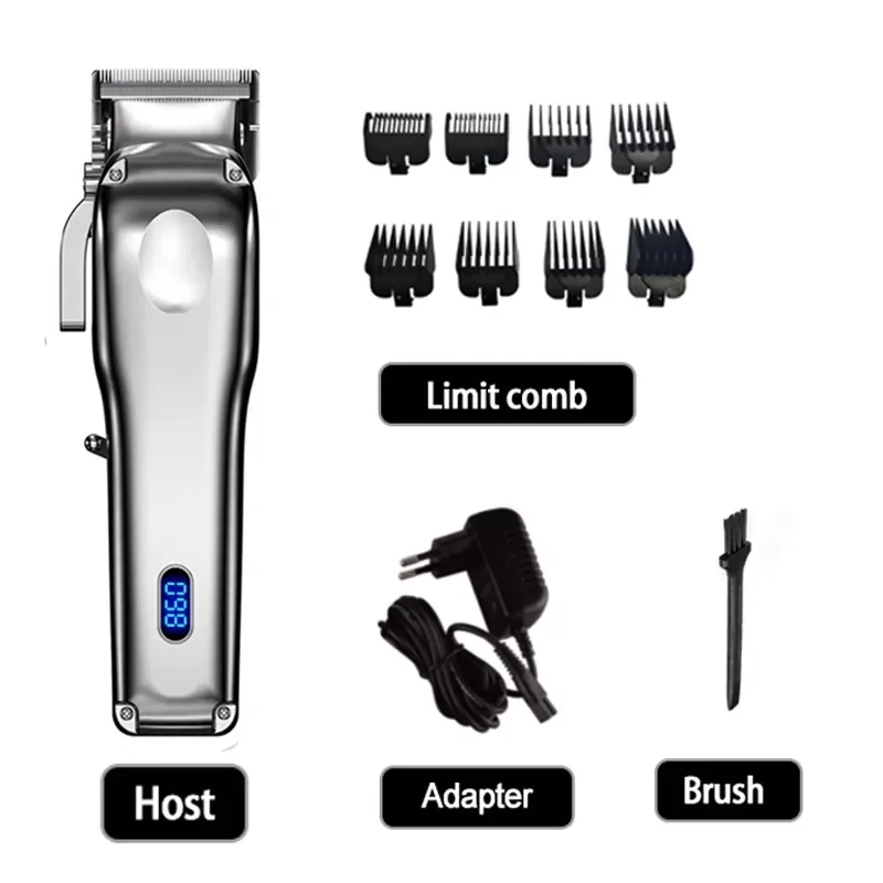 Original kemei hair trimmer rechargeable cordless electric beard hair clipper for men professional hair cutting machine enlarge