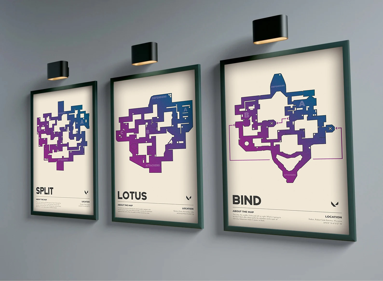 Игровой Постер 2023 Карта Valorant Печать На Холсте Современный Стиль Произведения