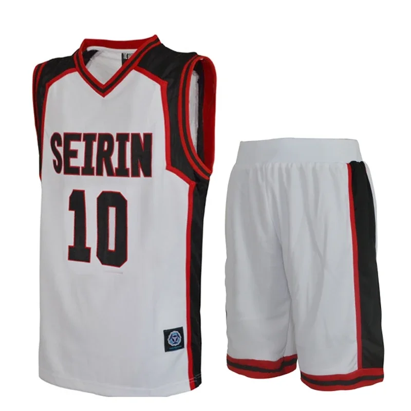 Фото Аниме Косплей Kuroko no Basket Basuke Uniform SEIRIN Basketball 10 11 Кагами Тайга Джерси Комплект Спортивная одежда Футболка Шорты 2025 №3