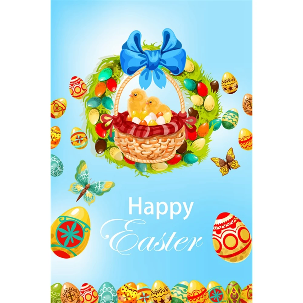 Фон для фотосъемки с изображением пасхального яйца