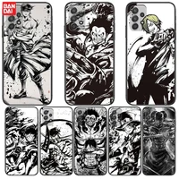 anime one piece phone case hull for samsung galaxy a70 a50 a51 a71 a52 a40 a30 a31 a90 a20e 5g a20s black shell art cell cove