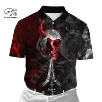 cosplay reaper ghost gothic skull satan baphomet devil retro 3dprint menwomen summer polo shirts streetwear short sleeves a1