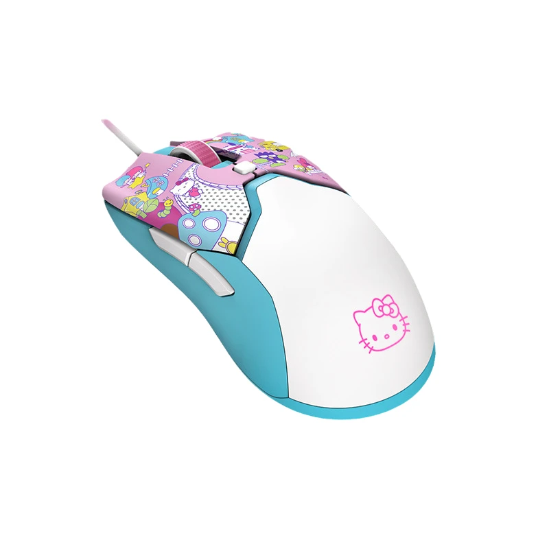 kawaii razer sanrio hello kitty limited edition gaming mouse mechanical keyboard cute cartoon earphone laptop birthday gift free global shipping