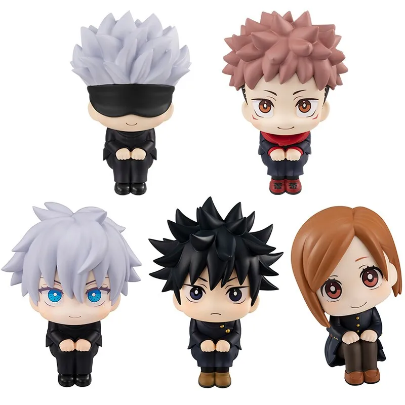 

10cm Q Version Anime Figure Toys Anime Jujutsu Kaisen Figure Yuji Itadori Gojo Satoru PVC Action Figure Toys Gifts for Adult Kid