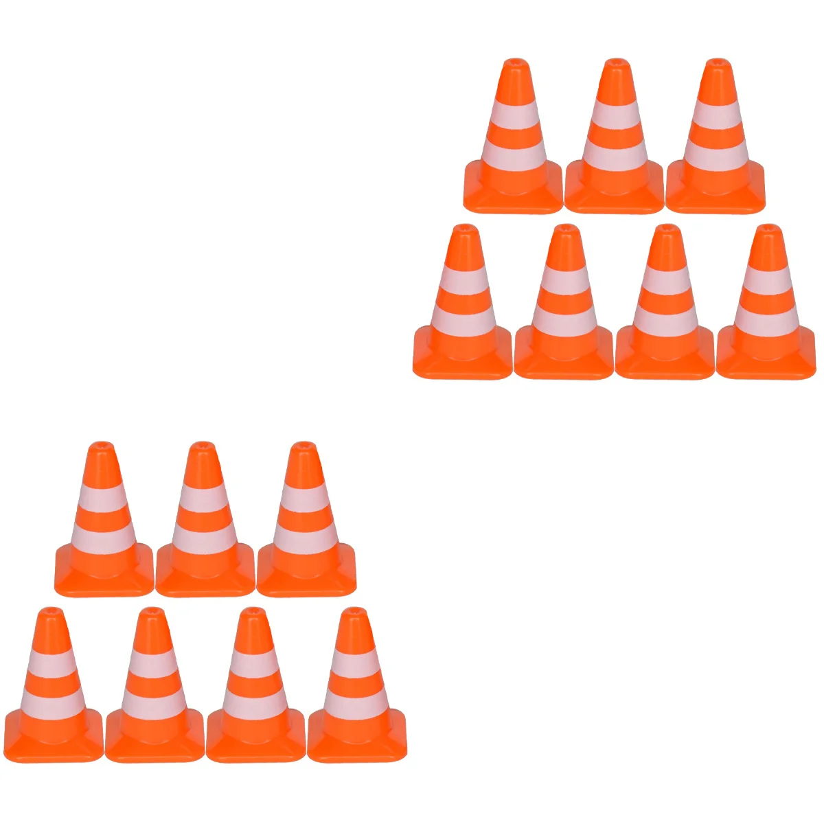 

14 pcs Practical Educational Roadblock Sign Toys Traffic Sign Road Cone