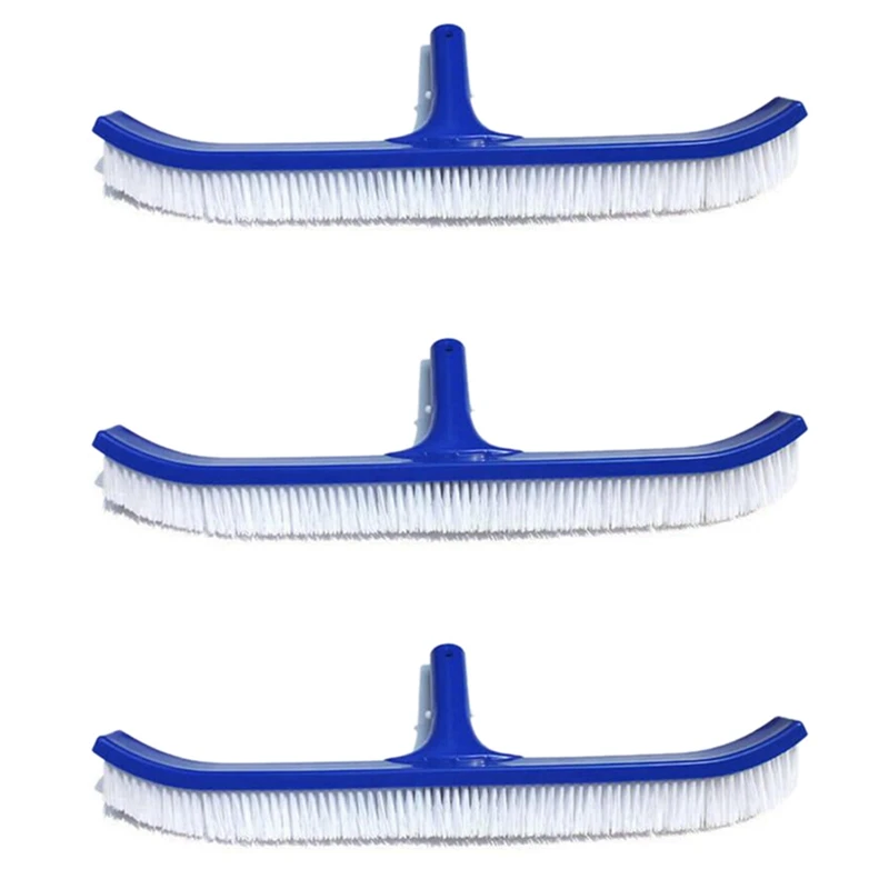 

3Pcs 18 Inch Blue Swimming Pool Brush Handle Clean Brush Pool Wall Brush Swimming Cleaning Tools Cleaning Equipment