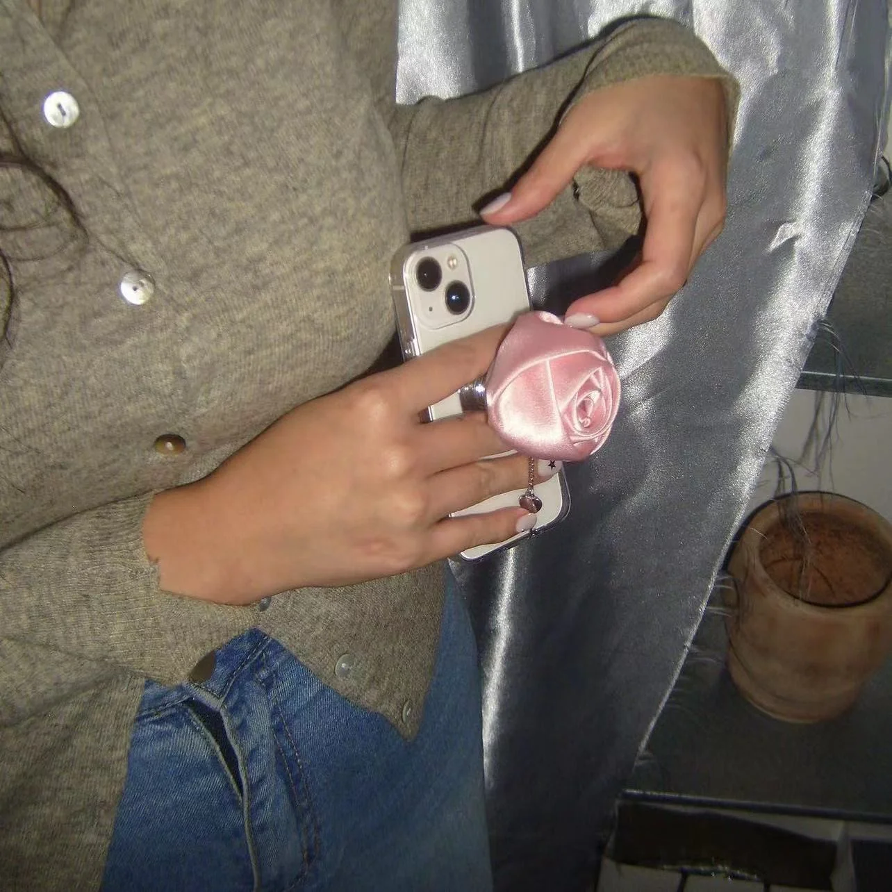 Южная Корея ins ручная работа роза любовь замок головка подвесной ремень