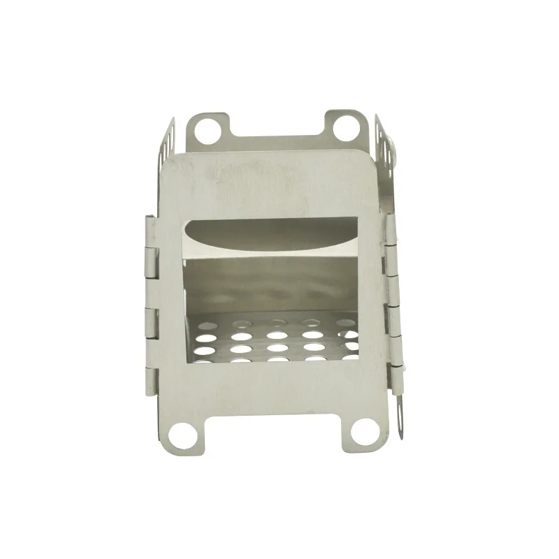 

Outdoor camping mini wood stove portable folding alcohol stove