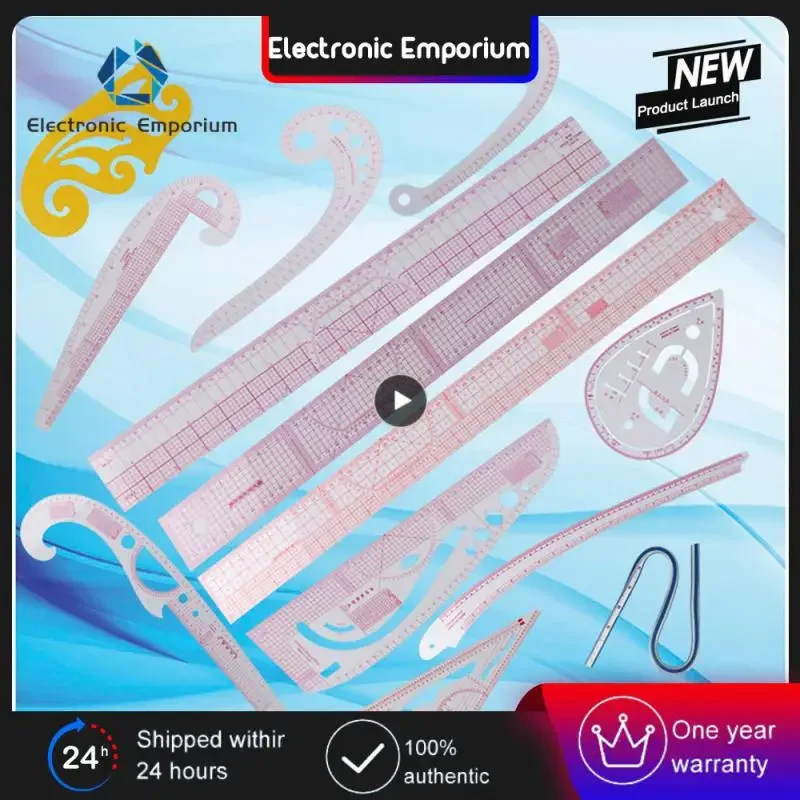 Многофункциональная 6501 пластиковая французская кривая швейная линейка