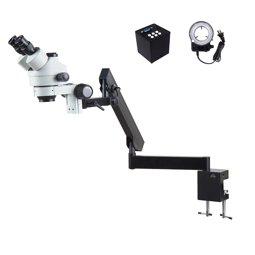

7X-45X Trinocular Stereomicroscope With Vga Digital Camera Is Used To Observe And Discover Microscopic Materials