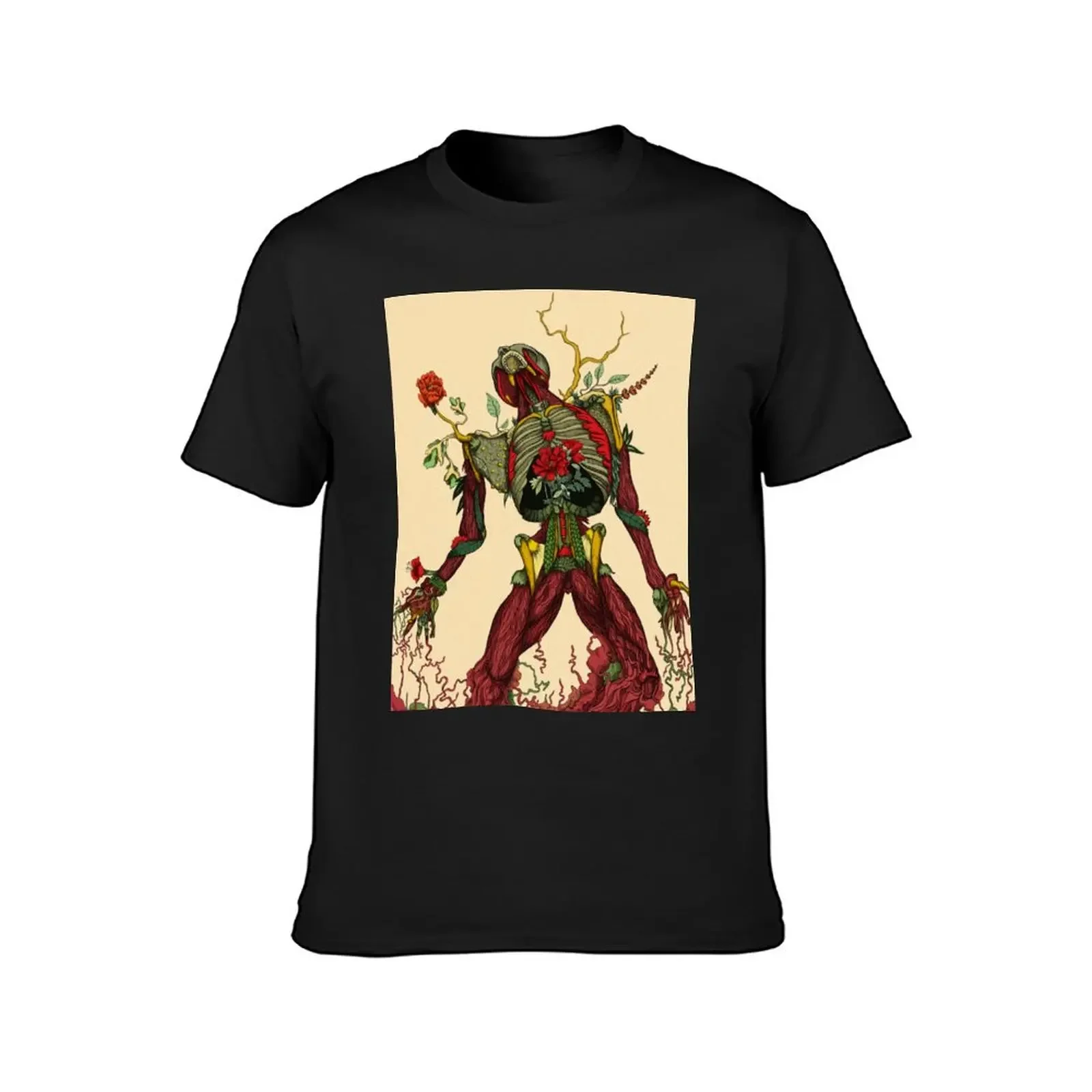 Винтажная футболка с изображением фактического рисунка дизайнерские рубашки