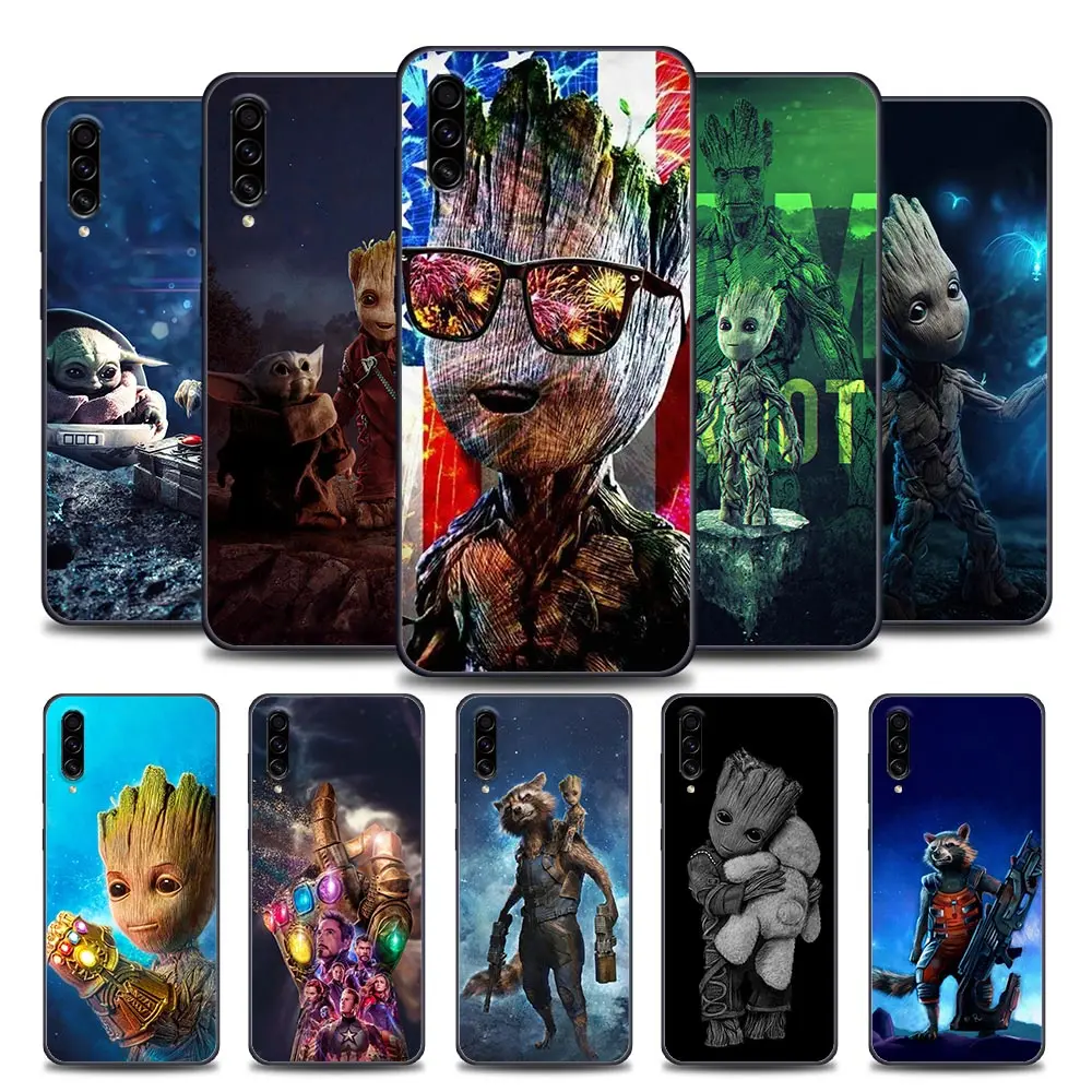 

Groot Marvel Avengers Samsung Case for A10 A20 A30 A30s A40 A50 A60 A70 A80 A90 5G A7 A8 2018 Soft Silicone