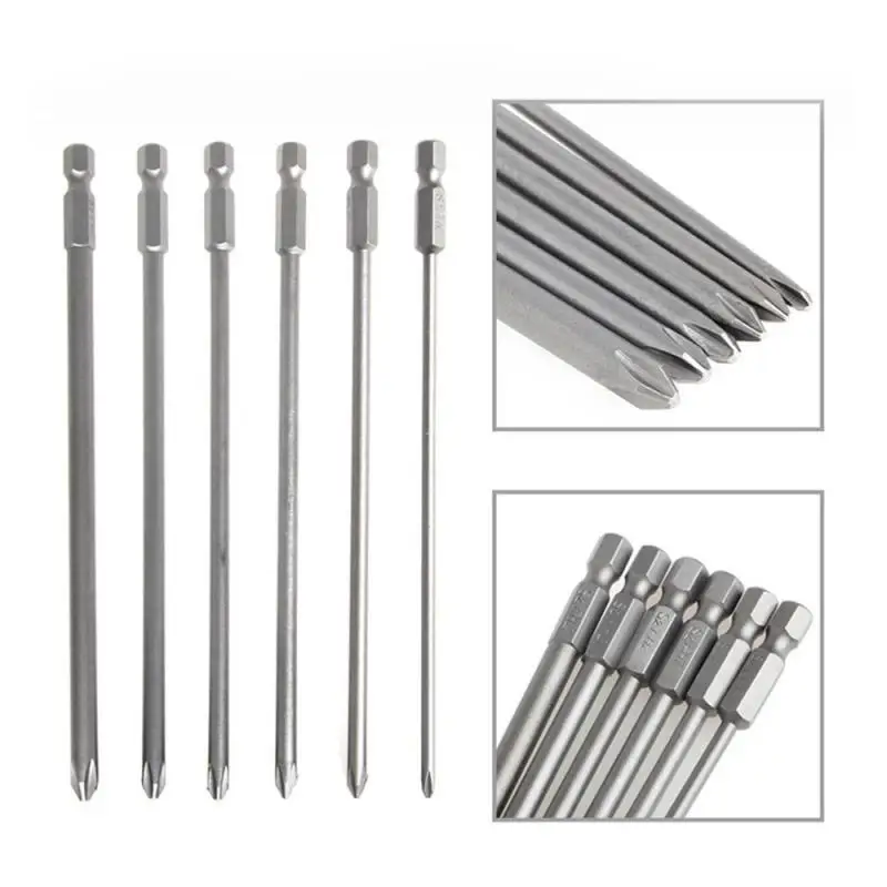 50 мм 75 мм 100 мм 150 мм электрическая крестовая отвертка стандартная партия головки PH0 PH1 PH2 шестигранный хвостовик ударная отвертка дрель 50 мм 75 мм 100 мм 150 мм электрическая крестовая отвертка стандартная партия головки PH0 PH1 PH2 шестигранный хвостовик ударная отвертка дрель