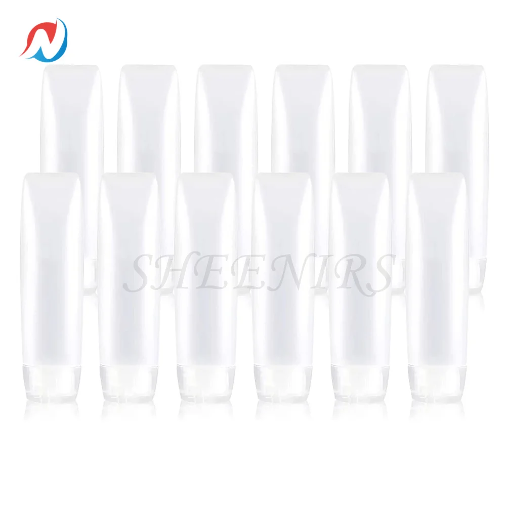 

24PCS 30/50ml PE Travel Size Bottles Squeeze Bottle With Flip Cap Refillable Tubes Travel Containers For Toiletry Toothpaste
