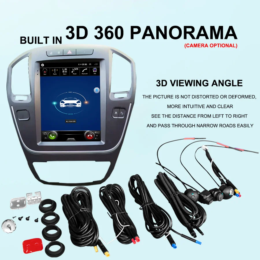 Автомобильная Мультимедийная система экран 10 4 дюйма 8 ГБ + 256 Android 13 радио для Opel