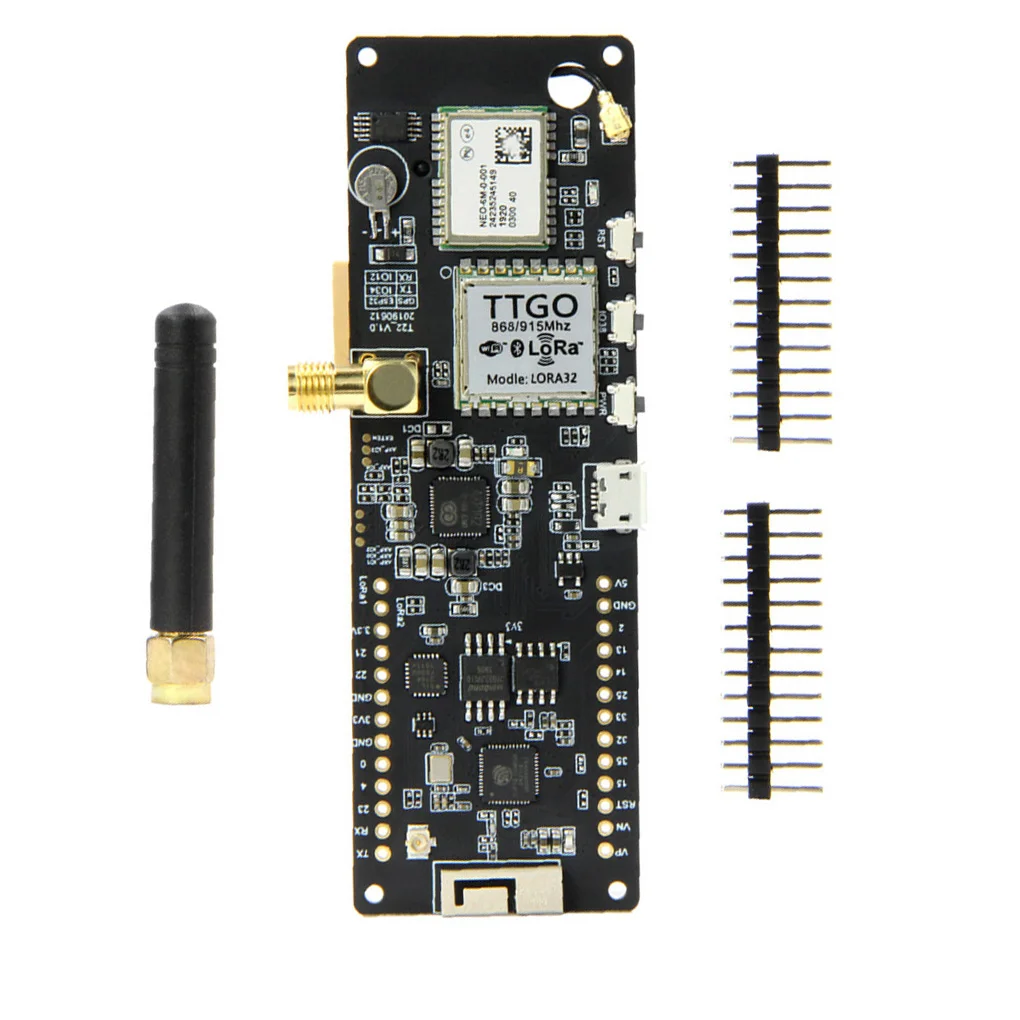 

T-Beam V1.0 ESP32 WiFi Wireless Bluetooth Module NEO-6M SMA LORA 32 Battery Holder, 430MHz